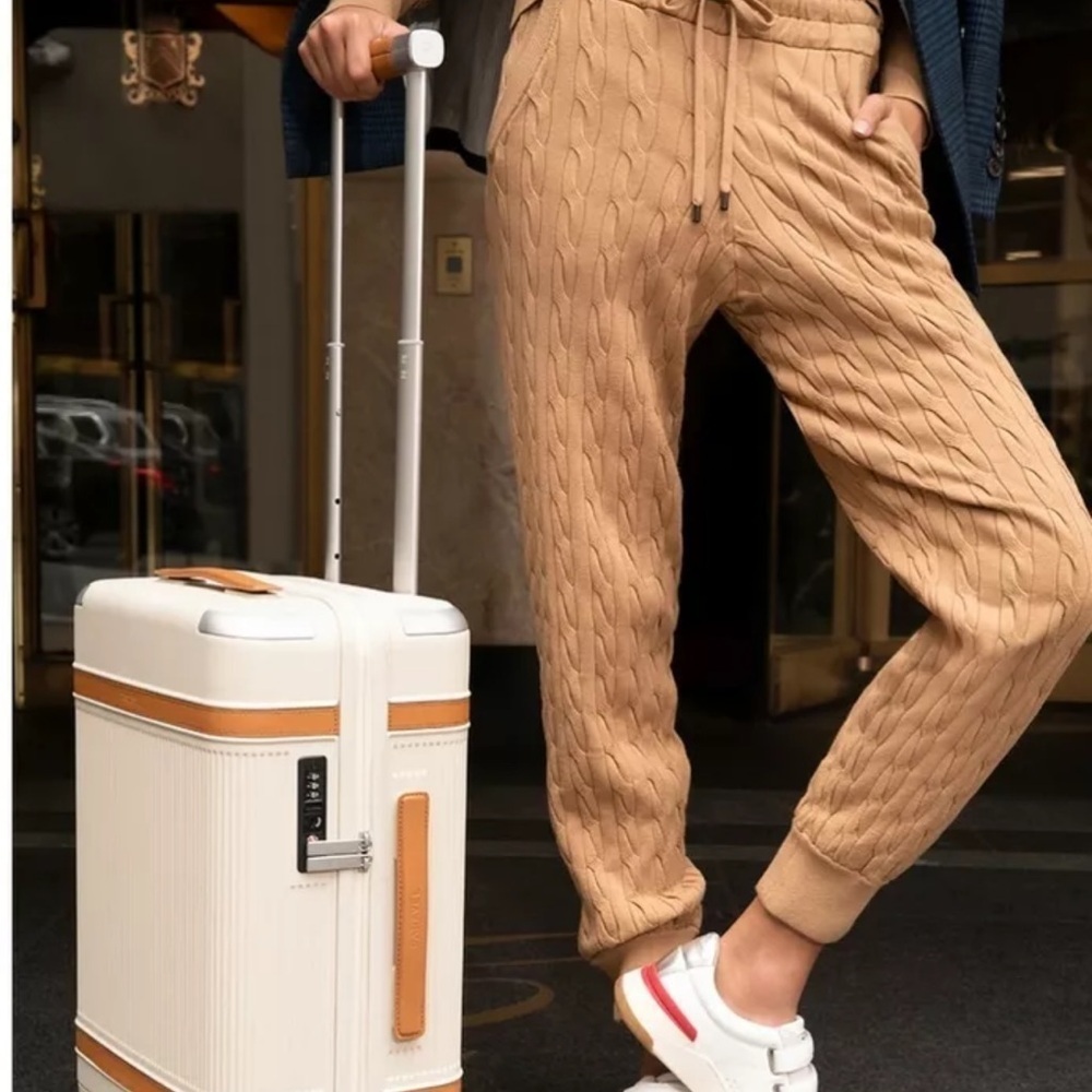 Auden Cable-Knit Sweatpants